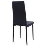 Καρεκλα Μεταλλικη Lady HM0037.12 Μαυρο PU Μεταλλικο Σκελετο K/D 40x48x95 Εκ. - Image 5