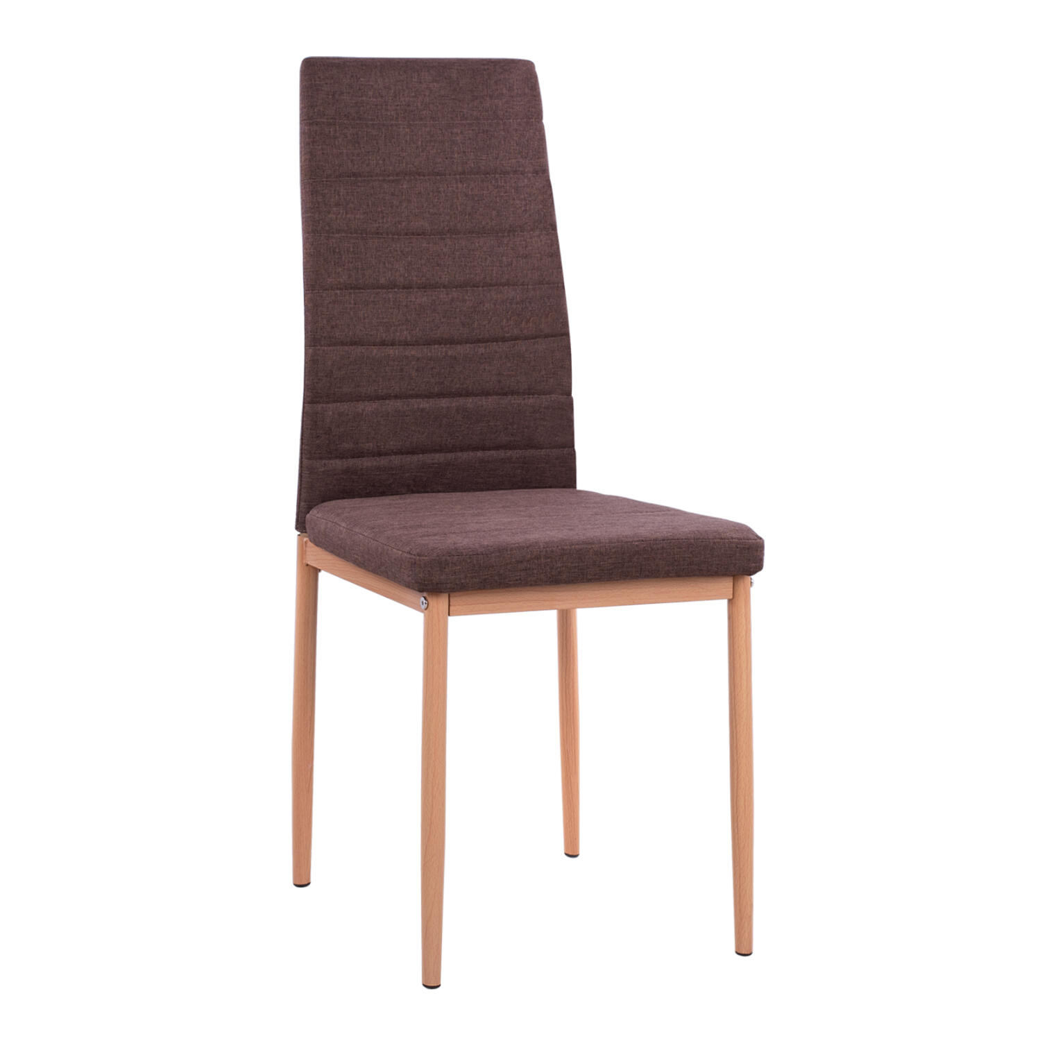 karekla-metalliki-fb9003713-kafe-yfasma- Καρεκλα Μεταλλικη Lady HM0037.13 Καφε Υφασμα Μεταλλικο Σκελετο K/D 40x48x95 Εκ. - Image 1