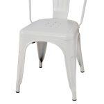 Καρεκλα Μεταλλικη Melita-Pro HM8641.41 Λευκο Ματ 44x47x84.5υεκ. - Image 9