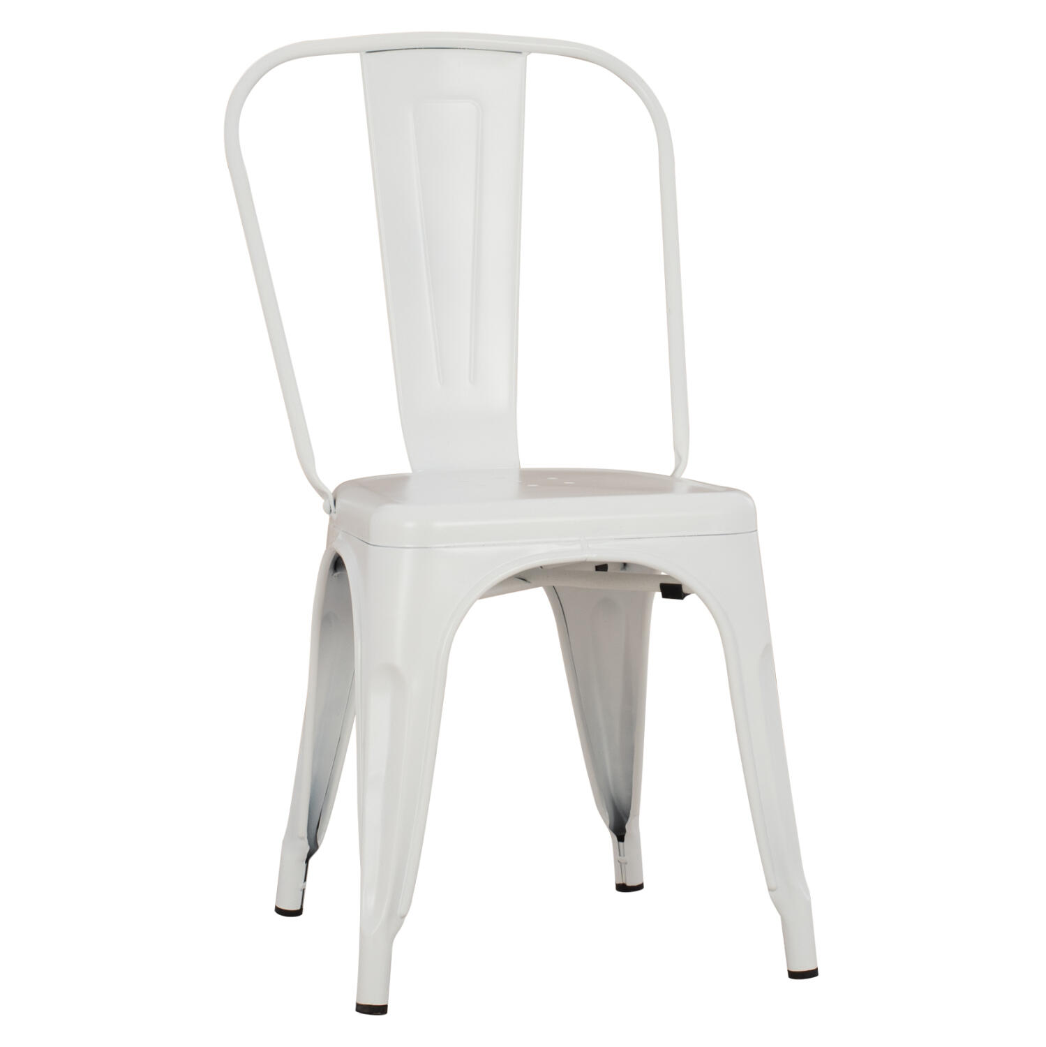 karekla-metalliki-fb9864141-leyko-mat-44 Καρεκλα Μεταλλικη Melita-Pro HM8641.41 Λευκο Ματ 44x47x84.5υεκ. - Image 1