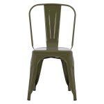 Καρεκλα Μεταλλικη Melita-Pro HM8641.43 Σε Dark Olive Green 44x47x84.5υεκ. - Image 3