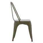 Καρεκλα Μεταλλικη Melita-Pro HM8641.43 Σε Dark Olive Green 44x47x84.5υεκ. - Image 4
