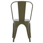 Καρεκλα Μεταλλικη Melita-Pro HM8641.43 Σε Dark Olive Green 44x47x84.5υεκ. - Image 6