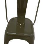 Καρεκλα Μεταλλικη Melita-Pro HM8641.43 Σε Dark Olive Green 44x47x84.5υεκ. - Image 8