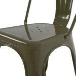 Καρεκλα Μεταλλικη Melita-Pro HM8641.43 Σε Dark Olive Green 44x47x84.5υεκ. - Image 10