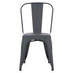 Καρεκλα Μεταλλικη Melita-Pro HM8641.50 Γκρι 44x47x84.5υεκ. - Image 3