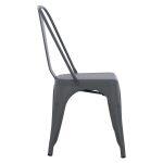 Καρεκλα Μεταλλικη Melita-Pro HM8641.50 Γκρι 44x47x84.5υεκ. - Image 4