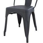 Καρεκλα Μεταλλικη Melita-Pro HM8641.50 Γκρι 44x47x84.5υεκ. - Image 9