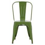 Καρεκλα Μεταλλικη Melita-Pro HM8641.53 Light Olive Green 44x47x84.5υεκ. - Image 3