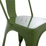 Καρεκλα Μεταλλικη Melita-Pro HM8641.53 Light Olive Green 44x47x84.5υεκ. - Image 10