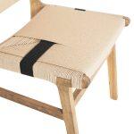 Καρεκλα Rubberwood Και Σχοινι Σε Φυσικο Rustic 50x60x88yεκ.hm9323.01 - Image 8