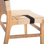 Καρεκλα Rubberwood Και Σχοινι Σε Φυσικο Rustic 50x60x88yεκ.hm9323.01 - Image 9