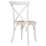 Καρεκλα Owen Στοιβαζομενη Ξυλινη Απο Οξια White Wash Χρωμα Με Χιαστι Πλατη HM8575.04 45x55,5x90 Cm - Image 5