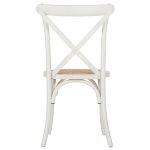 Καρεκλα Owen Στοιβαζομενη Ξυλινη Απο Οξια White Wash Χρωμα Με Χιαστι Πλατη HM8575.04 45x55,5x90 Cm - Image 6
