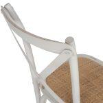 Καρεκλα Owen Στοιβαζομενη Ξυλινη Απο Οξια White Wash Χρωμα Με Χιαστι Πλατη HM8575.04 45x55,5x90 Cm - Image 10
