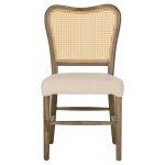 Καρεκλα Τοον Ξυλο Rattan Υφασμα HM9406.04 47x52x91,5υεκ. - Image 3