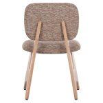 Καρεκλα Τραπεζαριας Bellisi HM18248.01 Καφε Υφασμα-Plywood Χρωμα Δρυος 53x56x78υεκ. - Image 6