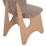 Καρεκλα Τραπεζαριας Bellisi HM18248.01 Καφε Υφασμα-Plywood Χρωμα Δρυος 53x56x78υεκ. - Image 10