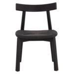 Kαρεκλα Τραπεζαριας Osorio HM18335.02 Rubberwood & Σχοινι Σε Μαυρο 51x55x74υεκ - Image 3