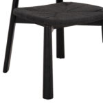 Kαρεκλα Τραπεζαριας Osorio HM18335.02 Rubberwood & Σχοινι Σε Μαυρο 51x55x74υεκ - Image 9