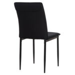 Καρεκλα Τραπεζαριας Perky HM18347.02 Μαυρο Υφασμα & Μεταλλικα Ποδια 44x60x87υεκ - Image 5