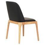 Kαρεκλα Τραπεζαριας Furlan HM9944.01 Rubberwood-Μαυρο PU 54,5x58x86υεκ - Image 4