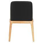 Kαρεκλα Τραπεζαριας Furlan HM9944.01 Rubberwood-Μαυρο PU 54,5x58x86υεκ - Image 5