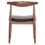 Kαρεκλα Τραπεζαριας Alor HM9947.03 Rubberwood Καρυδι-Μαυρο PU 55x51x75υεκ - Image 6