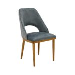 Καρεκλα Τραπεζαριας Fylliana Castel Denim Χρωμα 50x56x93εκ