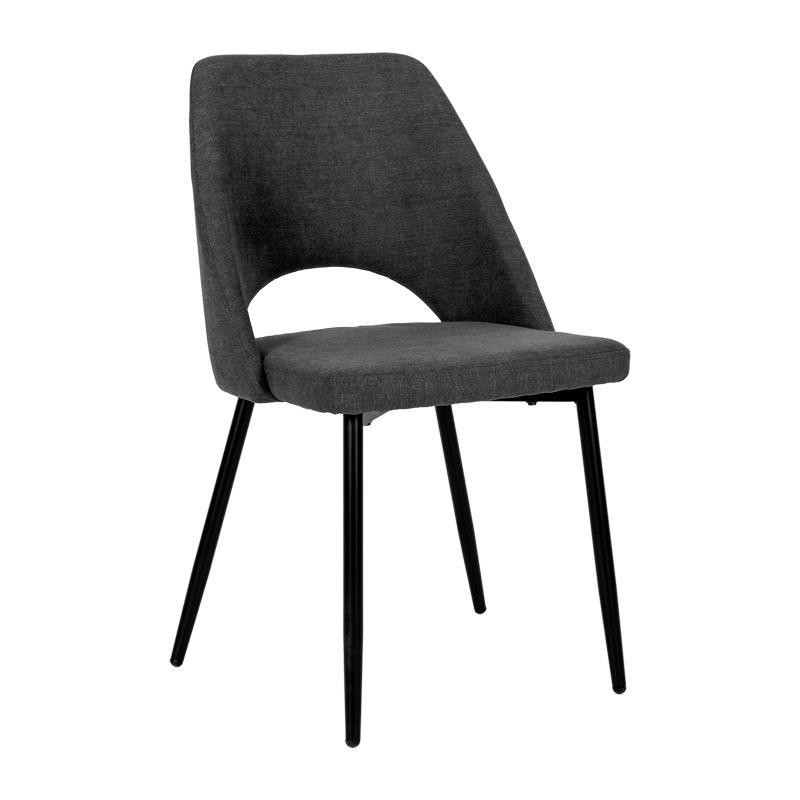 karekla-trapezarias-fylliana-fl6020-anthraki-chroma-46x53x83ek1784111403 Καρεκλα Τραπεζαριας Fylliana FL6020 Ανθρακι Χρωμα 46x53x83εκ - Image 1