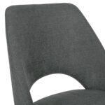 Καρεκλα Τραπεζαριας Fylliana FL6020 Ανθρακι Χρωμα 46x53x83εκ - Image 6
