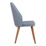Καρεκλα Τραπεζαριας Fylliana New Melanie Υφασμα Mineral Χρωμα 46x48x93εκ - Image 3