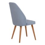 Καρεκλα Τραπεζαριας Fylliana New Melanie Υφασμα Mineral Χρωμα 46x48x93εκ - Image 4