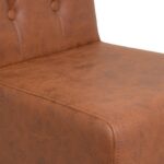 Καρεκλα Τραπεζαριας Fylliana New τ-14 Υφασμα Terracota Χρωμα Με Ξυλινα Wenge Ποδια 45x65x103εκ - Image 4