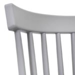 Καρεκλα Τραπεζαριας Fylliana Rubina Γκρι Χρωμα 51x50x84εκ - Image 6