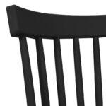 Καρεκλα Τραπεζαριας Fylliana Rubina Μαυρο Χρωμα 51x50x84εκ - Image 6