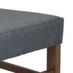 Καρεκλα Τραπεζαριας Fylliana Tx Grey Oak-Σιελ 43x44x98εκ - Image 3