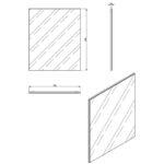 Καθρεφτης Beny Og 79x2x95εκ - Image 3