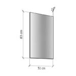 Καθρεφτης Τοιχου Arran Og Artisan Χρωμα 51x2x83εκ - Image 4