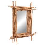 Καθρεπτης Τοιχου Twigger HM4442 Driftwood Σε Φυσικο Χρωμα 80x15x100υεκ