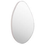 Καθρεπτης Τοιχου Drop HM4488.12 Με Πλαισιο MDF Σε Λευκο 50x80υεκ.