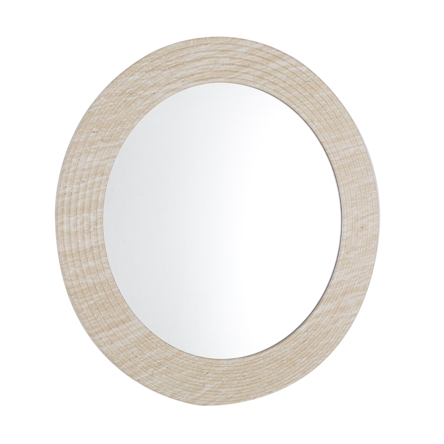 kathreptis-toichoy-fb94880-plaisio-mdf-m Καθρεπτης Τοιχου Fonte HM4880 Πλαισιο MDF Με Pvc Σε Χρωματισμο Τραβερτινας φ80εκ. - Image 1