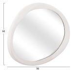 Καθρεπτης Τοιχου Οβαλ Σειρα Santorini HM4513 MDF Σε Υπολευκο 90x3,2x60υεκ - Image 2