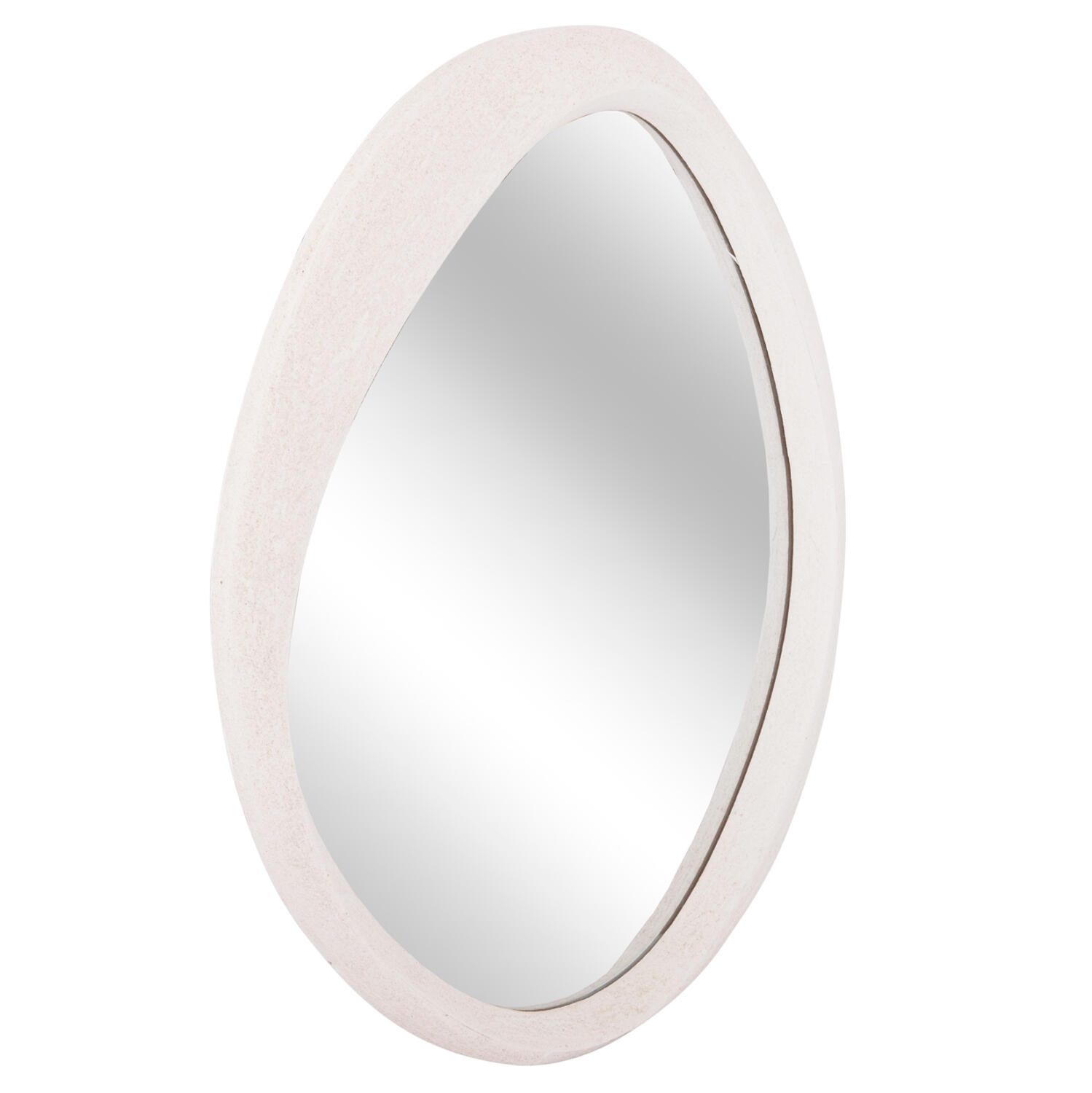 kathreptis-toichoy-obal-fb94514-mdf-se-y Καθρεπτης Τοιχου Οβαλ Σειρα Santorini HM4514 MDF Σε Υπολευκο 48x3,2x60υεκ - Image 1