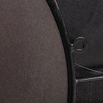 Καθρεπτης Τοιχου Στρογγυλος Davion HM4217 Mdf-Black Metal 123x5x63υεκ. - Image 7