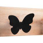 Καθρεπτης Τοιχου Στρογγυλος Scuttle HM4222 Fir Wood&Mdf-Black Metal 80x6,5x30,5υεκ. - Image 6