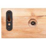 Καθρεπτης Τοιχου Στρογγυλος Scuttle HM4222 Fir Wood&Mdf-Black Metal 80x6,5x30,5υεκ. - Image 7