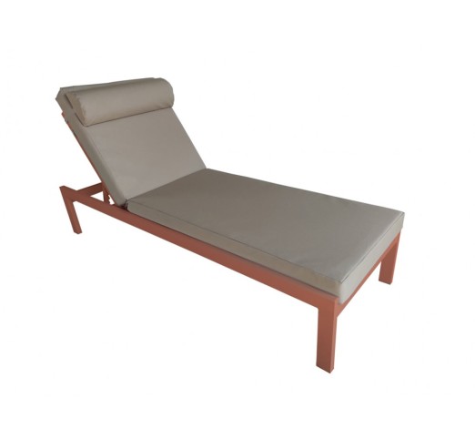 kelsi-xaplostra-me-maxilari-13279-103416 Kelsi Copper Ξαπλώστρα Αλουμινίου με Μαξιλάρι - Image 1