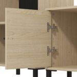 Κεντρο Ψυχαγωγιας-Συνθεση Camargue Oak-Black Oak 263x40x167εκ - Image 6