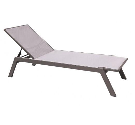kerr-xaplostra-895-27571 Kerr Taupe Ξαπλώστρα Αλουμινίου Textilene Beige - Image 1